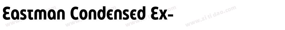 Eastman Condensed Ex字体转换